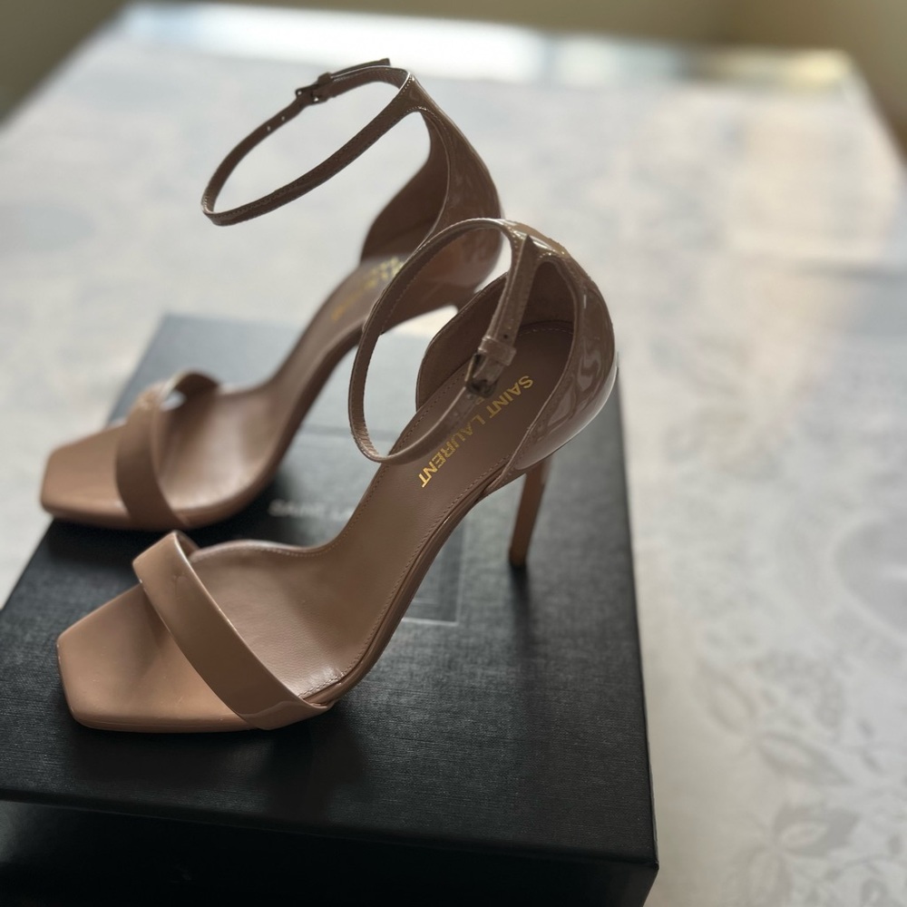Saint Laurent Beige Women's Heels - Picture 4 of 16